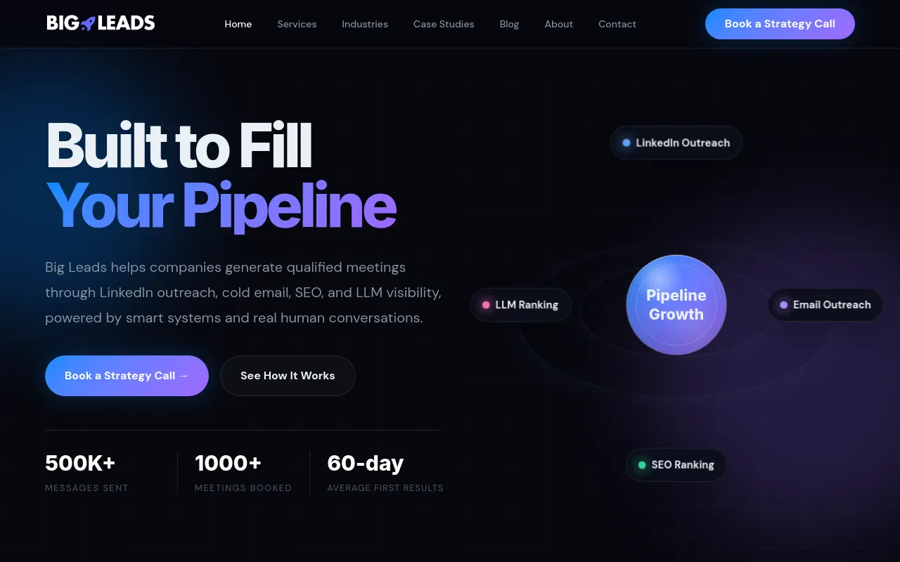 Screenshot of Big Leads