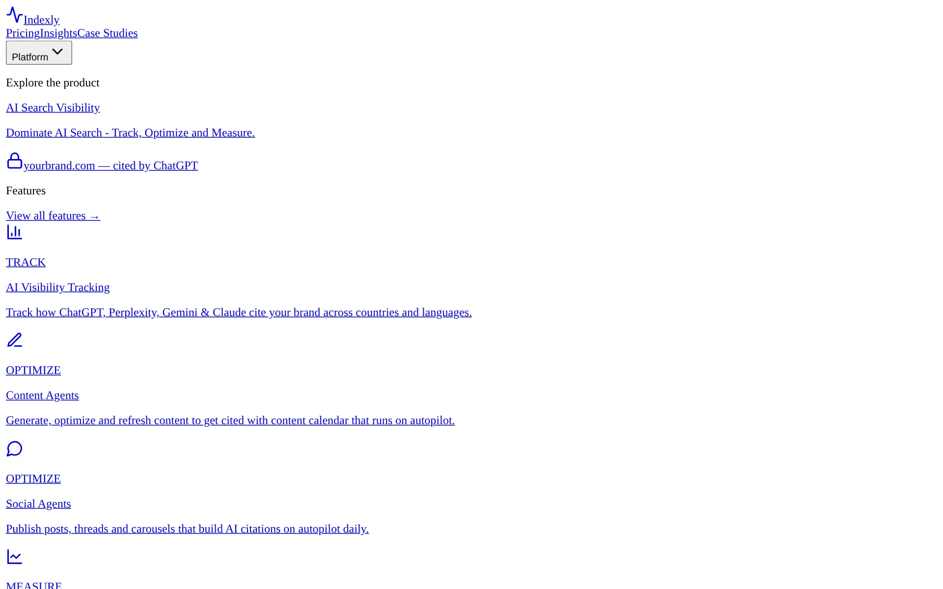 Screenshot of Indexly