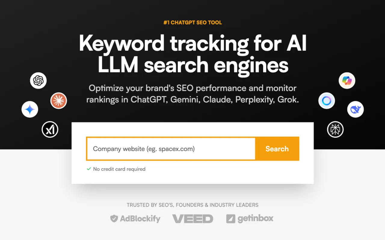 Screenshot of LLMrefs