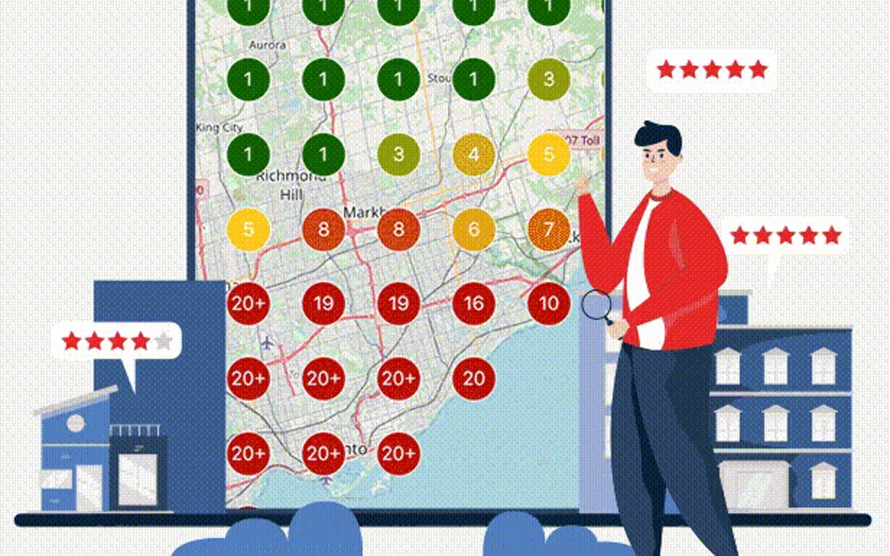 Screenshot of Local Falcon