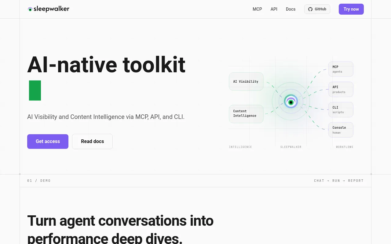 Screenshot of Sleepwalker