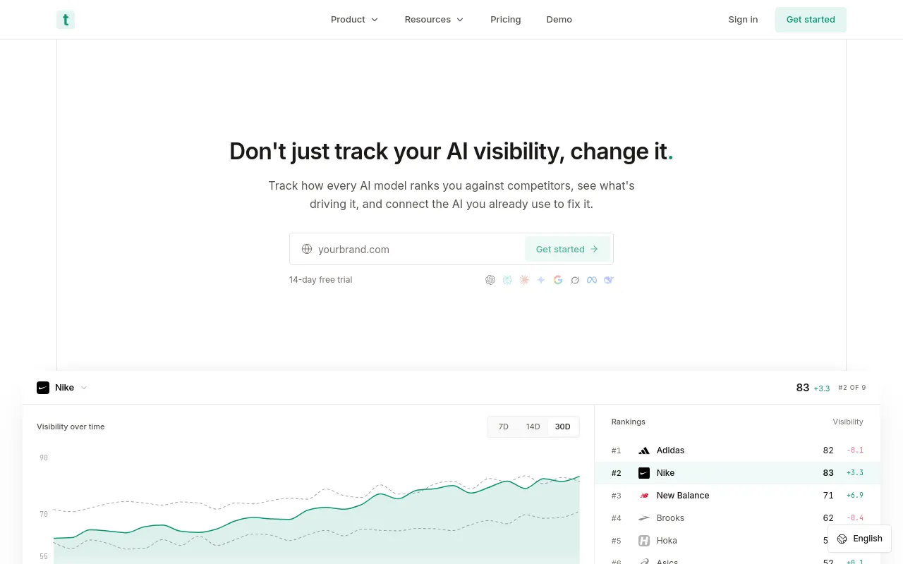 Screenshot of Trakkr